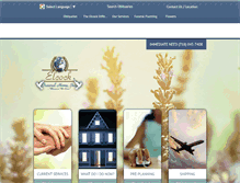 Tablet Screenshot of elcockfuneralhome.com